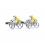 Grazie Filipeti Funny Bikes Cufflinks