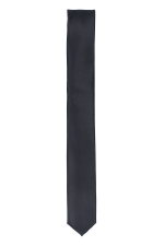 Cravata Slim neagra din matase