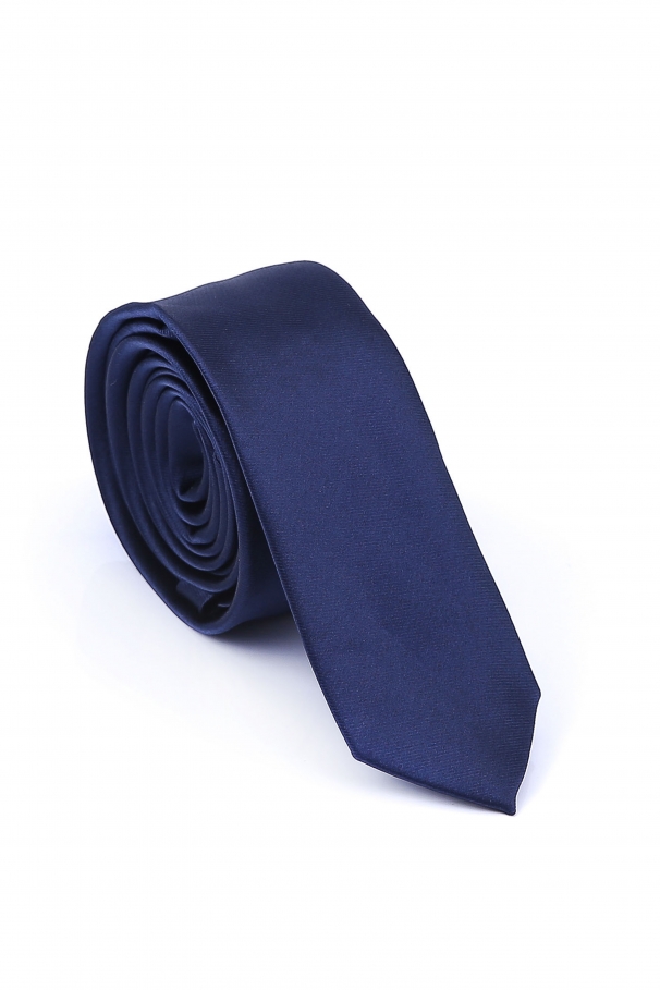 Cravata Slim bleumarin din matase