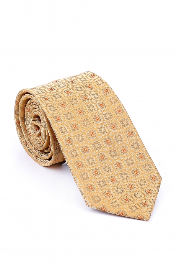Turquoise Tie With Modern ivory