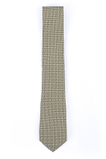 Ivory Tie With Flowers