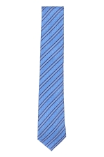 Blue Tie With Purple Lines