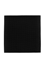 Black Pocket Square With White Dots