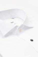 Evening white shirt for men with cufflinks