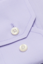 Purple casual shirt with pearl buttons