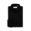 Black slim fit shirt with buttons & Italian collar