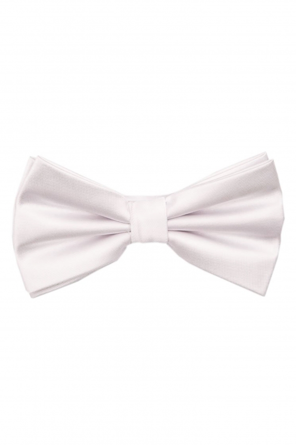 White silk bow tie by Grazie Filipeti