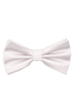 White silk bow tie by Grazie Filipeti