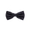 Black silk bow tie with white dots by Grazie Filipeti