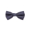 Papion din matase gri in picatele violet