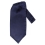 Dark blue ascot scarf with purple dots by Grazie Filipeti