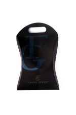 Cashmere scarf with ivory and brown models by Grazie Filipeti