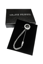 Lapel Pin with crystals by Grazie Filipeti