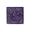 Purple Pocket Square With Paisley Pattern
