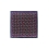 Purple Pocket Square in multicolored spots