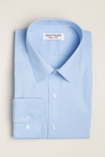 Classic fit blue shirt