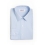 Slim fit blue plain cotton shirt