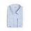 Slim fit blue plain shirt with cufflinks