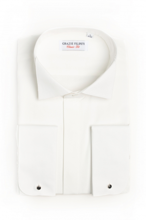 Cămașă classic fit ivory de ceremonie