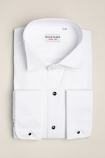 White shirt with cufflinks & Swarovski crystals