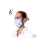3-Layer Blue Striped Face Mask (100% Cotton)