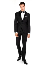 Grazie Filipeti Black Jacquard Suit