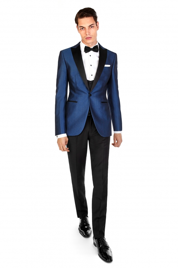 Costum mire albastru imperial