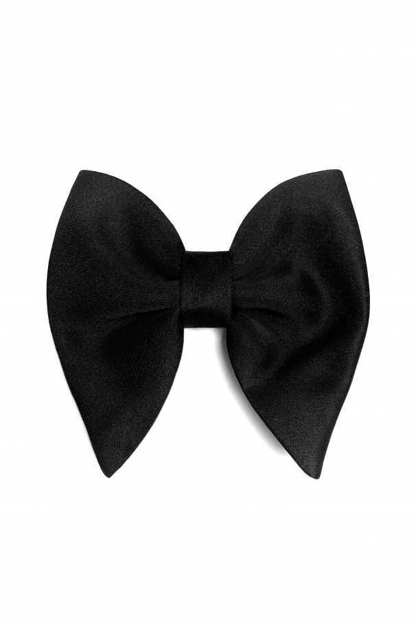Papion butterfly negru din matase