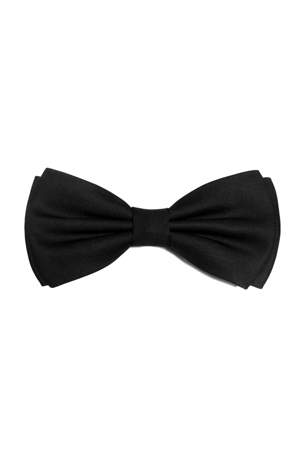 Standard black silk bow tie by Grazie Filipeti