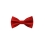 Red silk bow tie by Grazie Filipeti