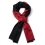Red cashmere scarf with two sides