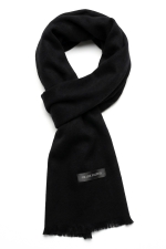Esarfa neagra uni din casmir marca Grazie Filipeti
