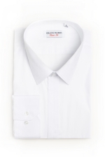 Cămașă classic fit albă uni